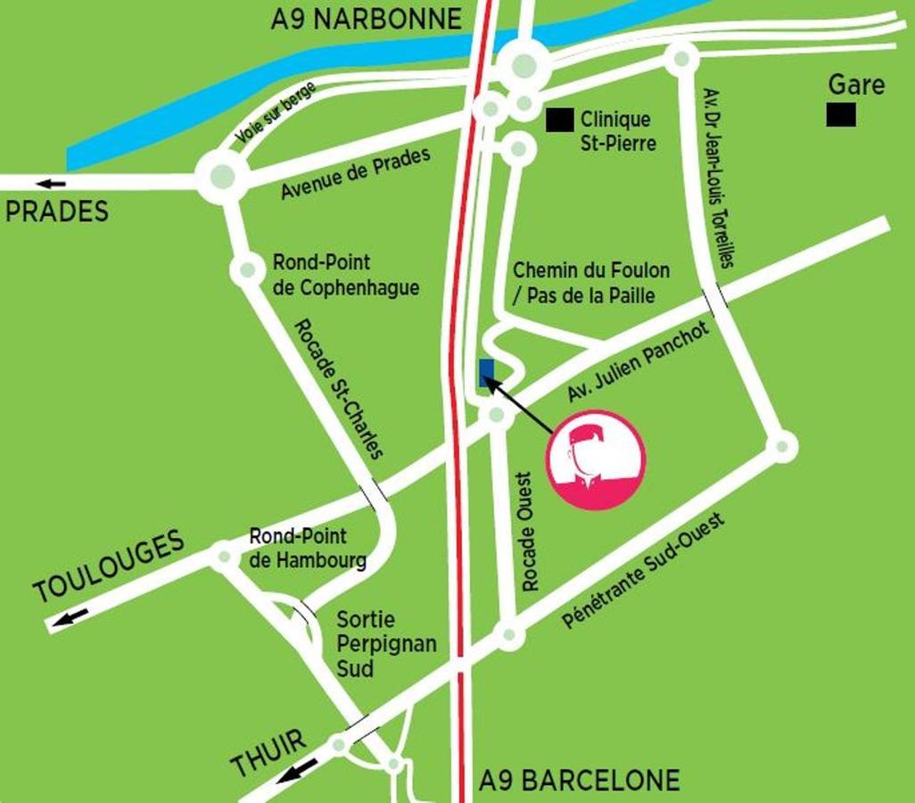 Fasthotel Perpignan Luaran gambar